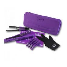 Lim Hair - Fer à Lisser professionnel Titane avec accessoires PC30 - Violet