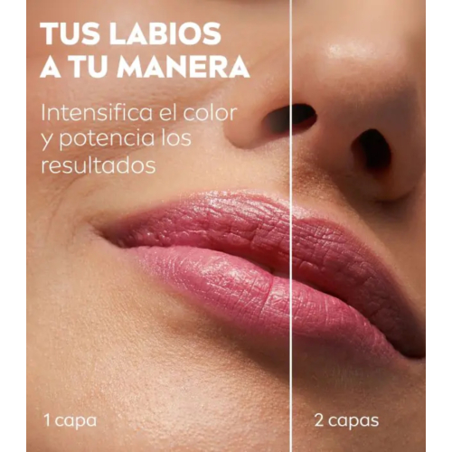 Liposan - Baume Teinté pour les Lèvres et les Joues Caring Beauty - Nude Pink