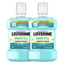 Listerine - Duplo Menthol Bain de Bouche Saveur Douce 1000ml