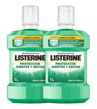 Listerine - Duplo Bain de Bouche Protection Dents et Gencives 1000ml