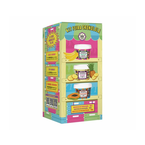 Lola Cosmetics - *Be(m)dita Ghee* - Coffret Mini Masques - Banana + Abacaxi + Papaya