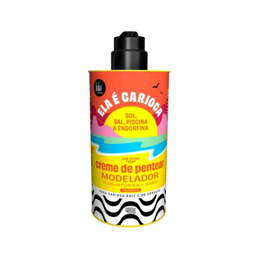 Lola Cosmetics - *Ela É Carioca* - Crème coiffante modelante pour les boucles - Cheveux bouclés 3ABC