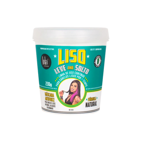 Lola Cosmetics - *Liso, Leve and Solto* - Masque anti-frisottis pour cheveux naturellement lisses ou lissés
