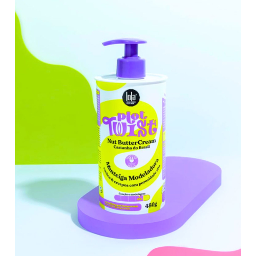 Lola Cosmetics - *Plot Twist* - Crème coiffante modelante boucles 480g - Noix du Brésil