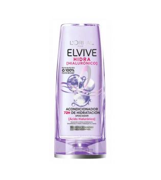 Loreal Paris - Après-shampooing hydratant Elvive Hidra Hialuronico - Cheveux sans vie et déshydratés 300ml