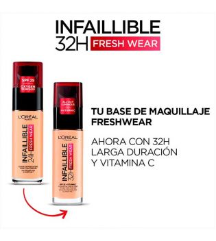 Loreal Paris - Base de maquillage infaillible 32h Fresh Wear - 225: Sable Beige