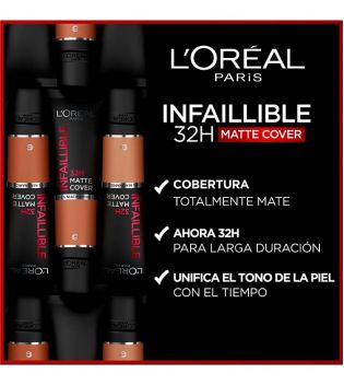 Loreal Paris - Infallible 32H Matte Cover Foundation - 130 : Neutral Undertone