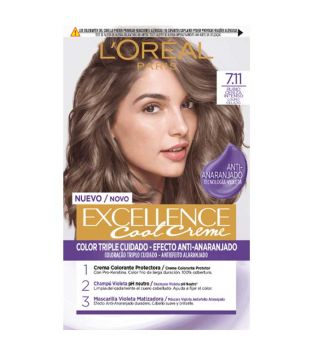 Loreal Paris - Couleur Excellence Cool Creme - 7.11 Blond cendré intense
