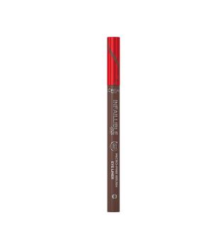 Loreal Paris - Eyeliner Liquide Infallible Grip 36h Micro fine Brush - 02: Smokey Earth