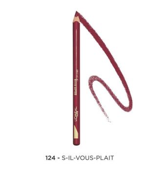 Loreal Paris - Rouge à lèvres Lip Liner Couture Colour Riche - 125: Maison Marais - 124: S'il vous plait