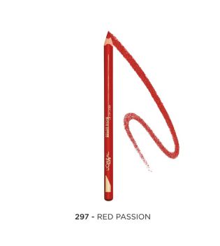 Loreal Paris - Rouge à lèvres Lip Liner Couture Colour Riche - 297: Red Passion
