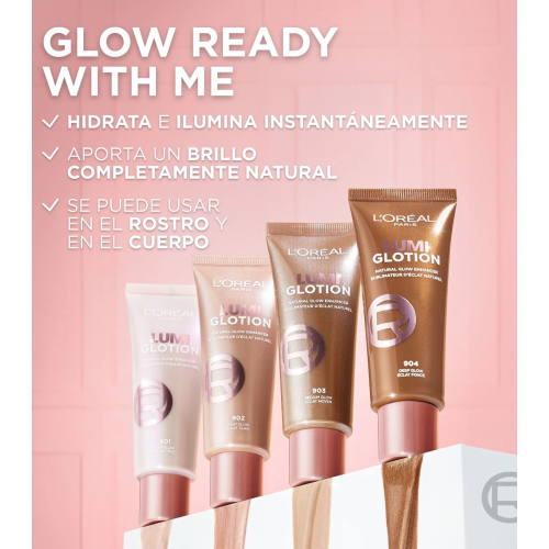 Loreal Paris - Base illuminatrice Lumi Glotion - 902: Light Glow