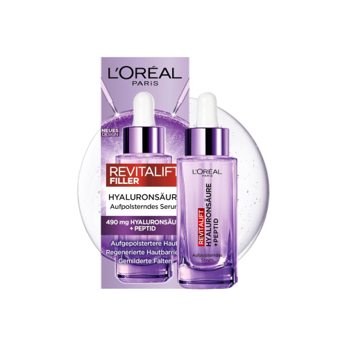 Loreal Paris - Sérum anti-rides à l'acide hyaluronique et aux peptides Revitalift Filler