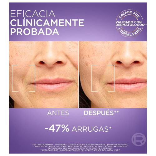 Loreal Paris - Sérum anti-rides à l'acide hyaluronique et aux peptides Revitalift Filler