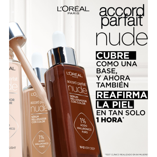 Loreal Paris - Sérum repulpant teinté Accord Parfait Nude - 0,5-2: Very Light