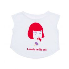 Lovelanders - T-shirt pour les femmes - Love is in the sex M/L