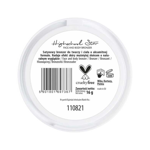 Lovely - *Back To School* - Poudre bronzante pour le visage et le corps Highschool Star