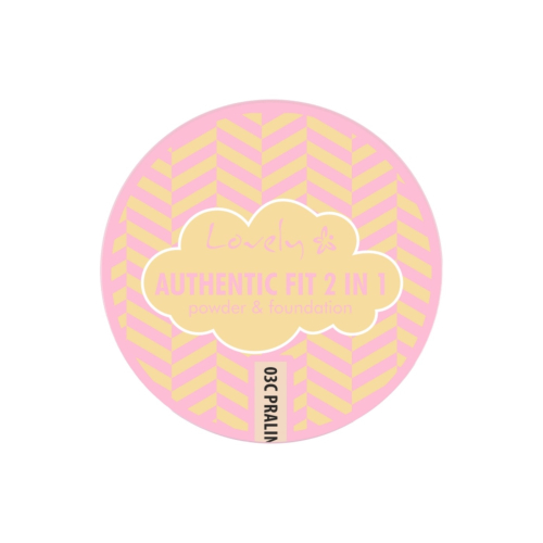 Lovely - Fond de teint poudre 2 en 1 Authentic Fit - 03C Praline