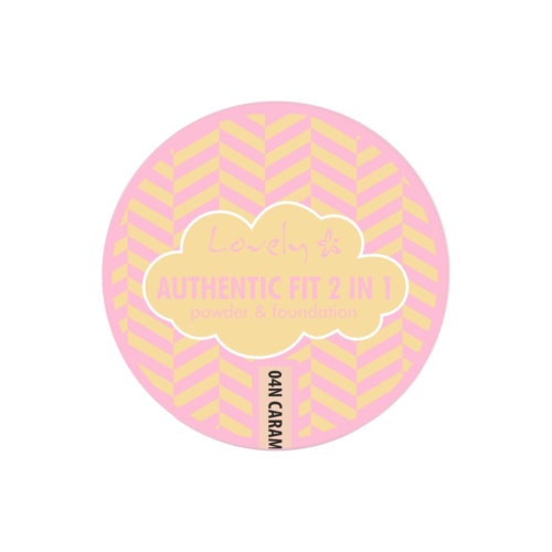 Lovely - Fond de teint poudre 2 en 1 Authentic Fit - 04N Caramel