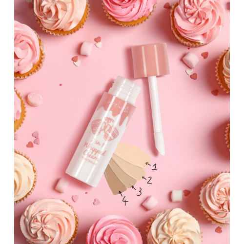Lovely - *Cozy Feeling* - Fond de teint et correcteur 2 in 1 Whipped Cream - 02: Nude
