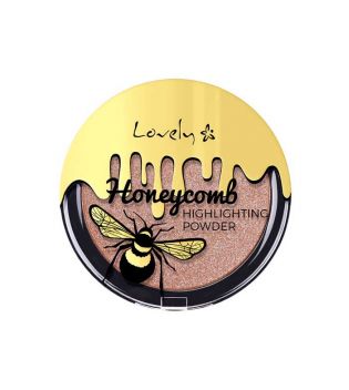 Lovely - *Honey Bee Beautiful* - Highlighter en poudre Honeycomb - 2