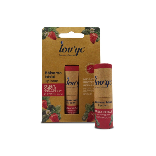 Lovyc - Baume à lèvres Bubblegum à la fraise