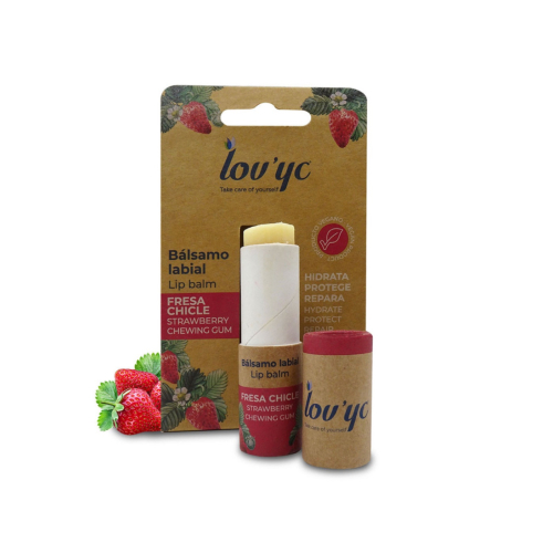 Lovyc - Baume à lèvres Bubblegum à la fraise