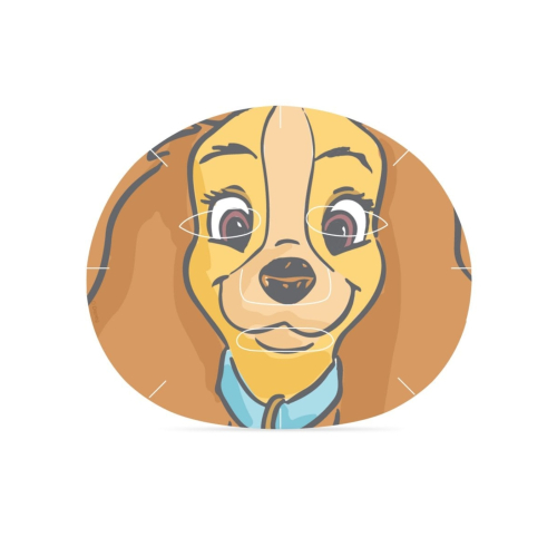 Mad Beauty - *Lady and the Tramp* - Duo de masques visage