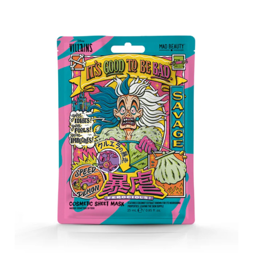 Mad Beauty - Masque facial Disney Villains - Cruella: It´s Good To Be Bad