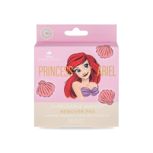 Mad Beauty - *Pure Princess* - 3 tampons démaquillants réutilisables - Princess Ariel