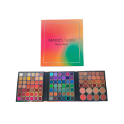 Magic Studio - Palette d'ombres à paupières et visage Happy Colors