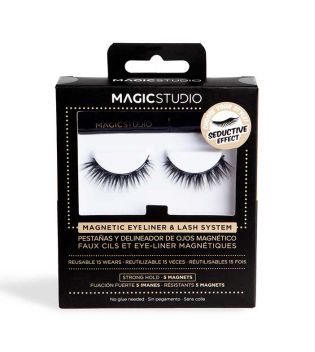 Magic Studio - Faux cils magnétiques + eyeliner - Seductive effect