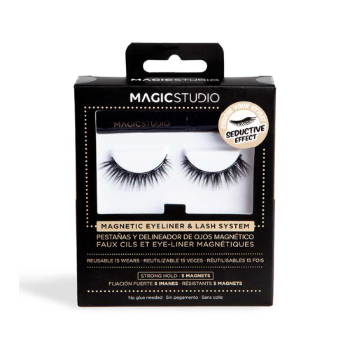 Magic Studio - Faux cils magnétiques + eyeliner - Seductive effect
