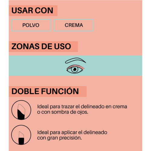 Maiko - *Duo Twist* - Pinceau eyeliner double embout - DT7