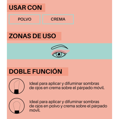 Maiko - *Duo Twist* - Pinceau double embout pour les yeux - DT6