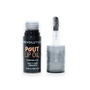 Makeup Revolution - Huile à lèvres Pout Lip - Midnight Black