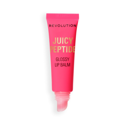Makeup Revolution - Baume brillant à lèvres Juicy Peptide - Guava Rum Punch Coral