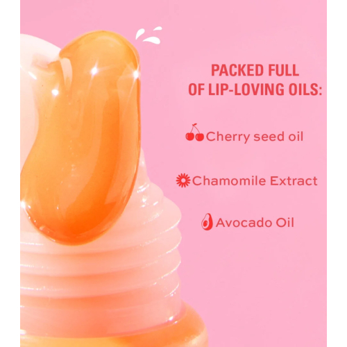 Makeup Revolution - Baume brillant à lèvres Juicy Peptide - Guava Rum Punch Coral