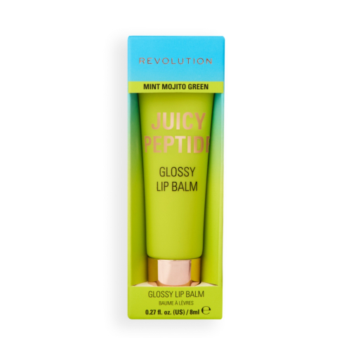 Makeup Revolution - Baume brillant à lèvres Juicy Peptide - Mint Mojito Green
