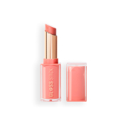 Makeup Revolution - Rouge à lèvres Pout Lip Gloss Stick - Shimmer Peach Sorbet Nude
