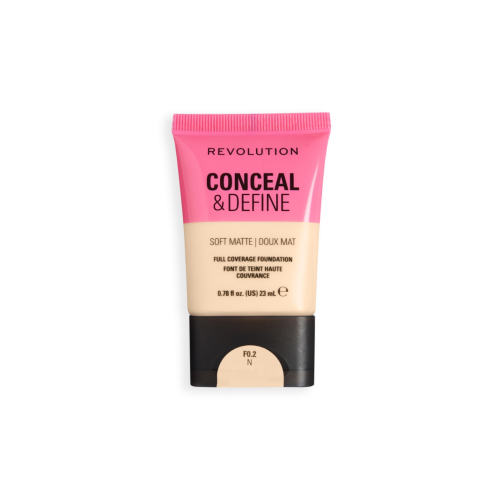 Makeup Revolution - Fond de teint Conceal & Define Soft Matte - F0.2N