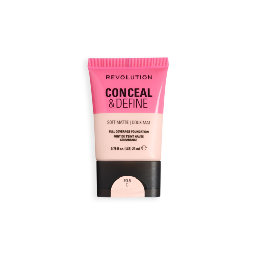 Makeup Revolution - Fond de teint Conceal & Define Soft Matte - F0.5C