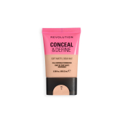 Makeup Revolution - Fond de teint Conceal & Define Soft Matte - F3N