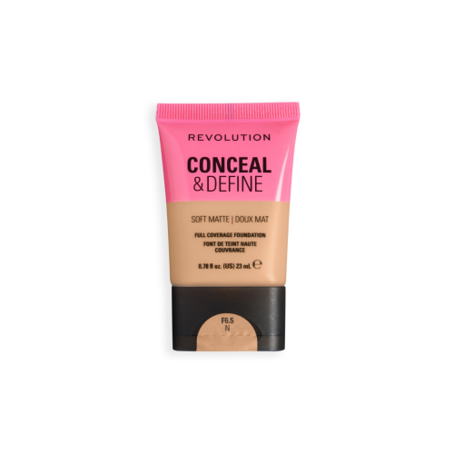 Makeup Revolution - Fond de teint Conceal & Define Soft Matte - F6.5N