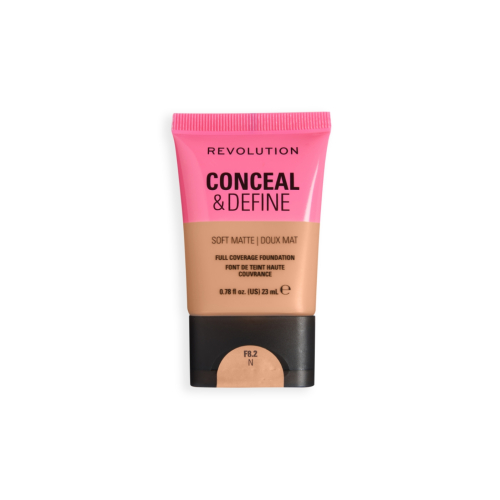 Makeup Revolution - Fond de teint Conceal & Define Soft Matte - F8.2N