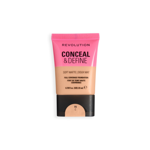 Makeup Revolution - Fond de teint Conceal & Define Soft Matte - F8C