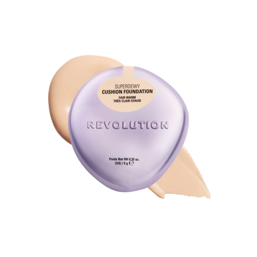 Makeup Revolution - Fond de teint cushion Superdewy - Fair Warm
