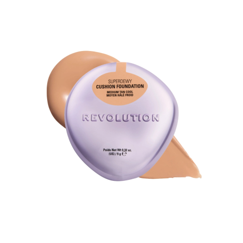 Makeup Revolution - Fond de teint cushion Superdewy - Medium Tan Cool