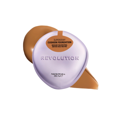 Makeup Revolution - Fond de teint cushion Superdewy - Medium Tan Neutral