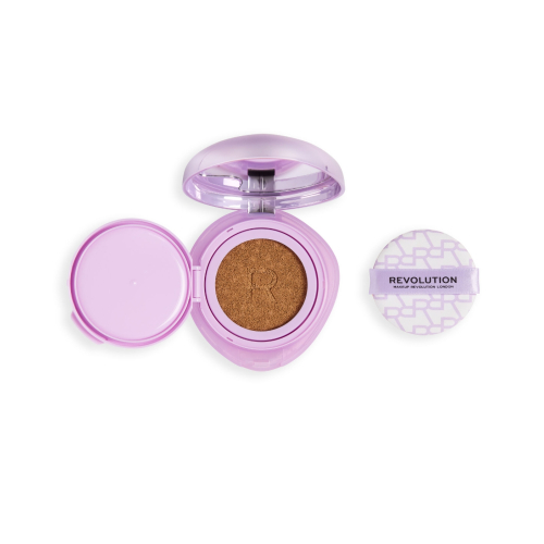 Makeup Revolution - Fond de teint cushion Superdewy - Medium Tan Neutral